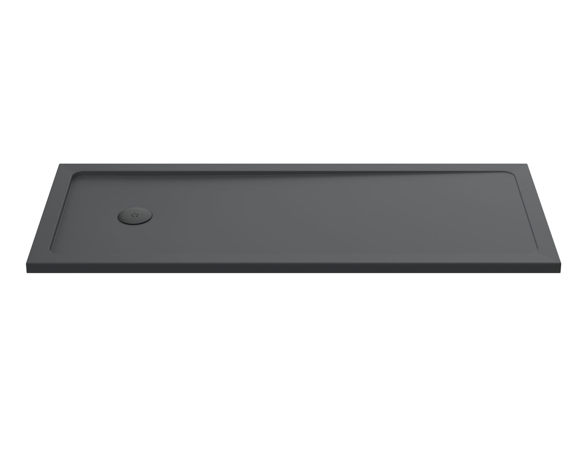 Hudson Reed 1700 x 700mm Slate Grey Slimline Bath Replacement Shower Tray