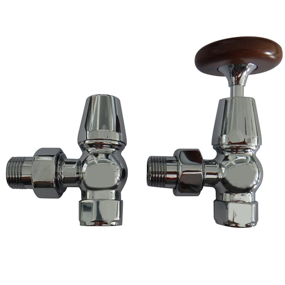 Traditional Radiator Valve Chrome - TRAD-ANG-C