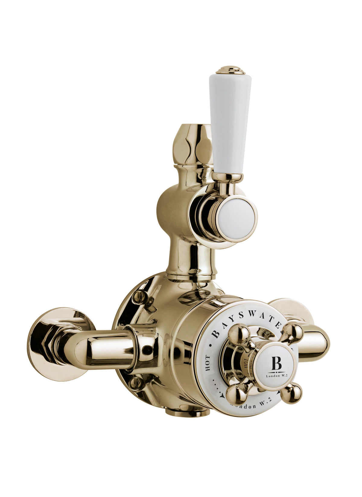 Old London Topaz Twin Thermostatic Shower Valve