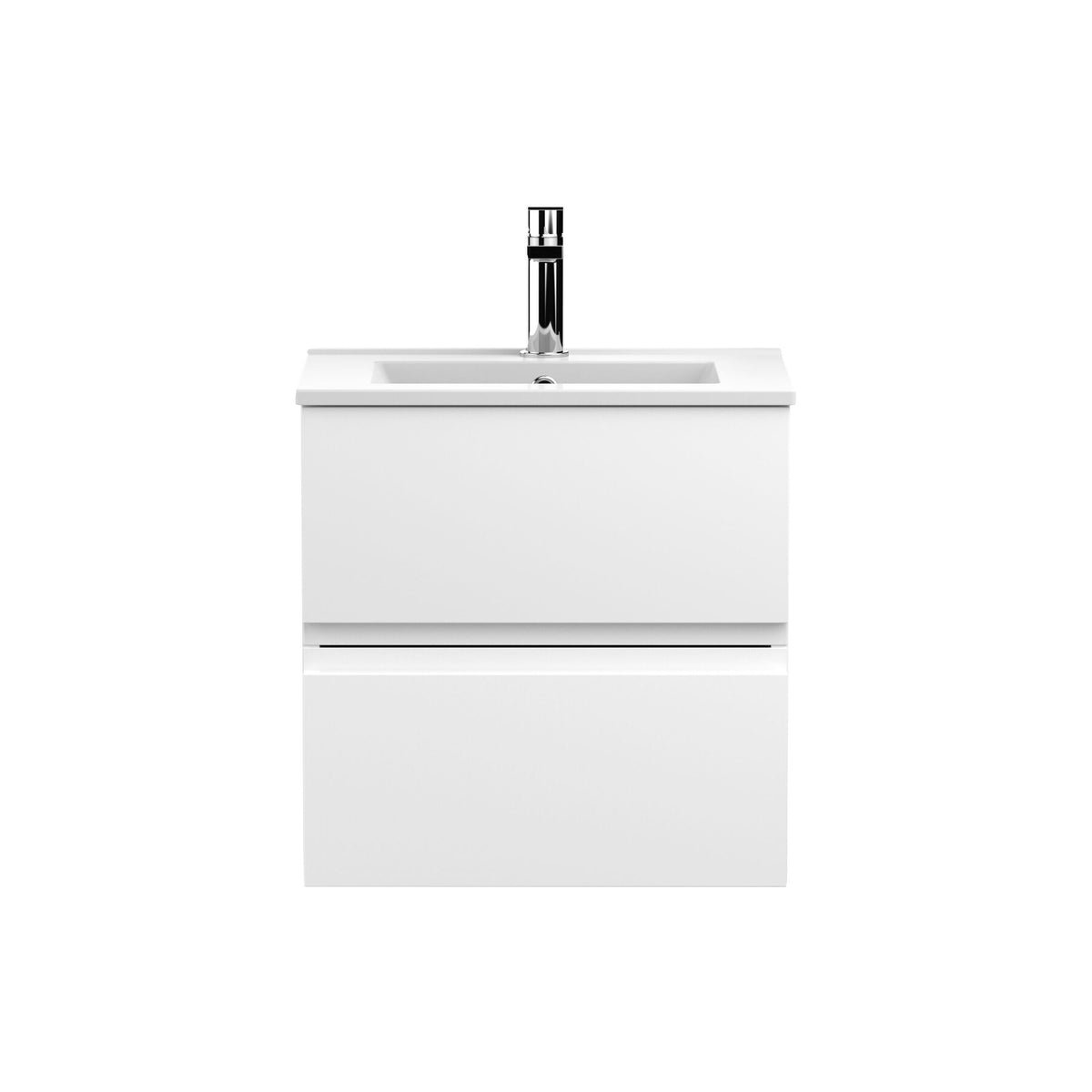 Hudson Reed Urban 500mm 2 Drawer Wall Hung Vanity Unit With Minimalist Basin