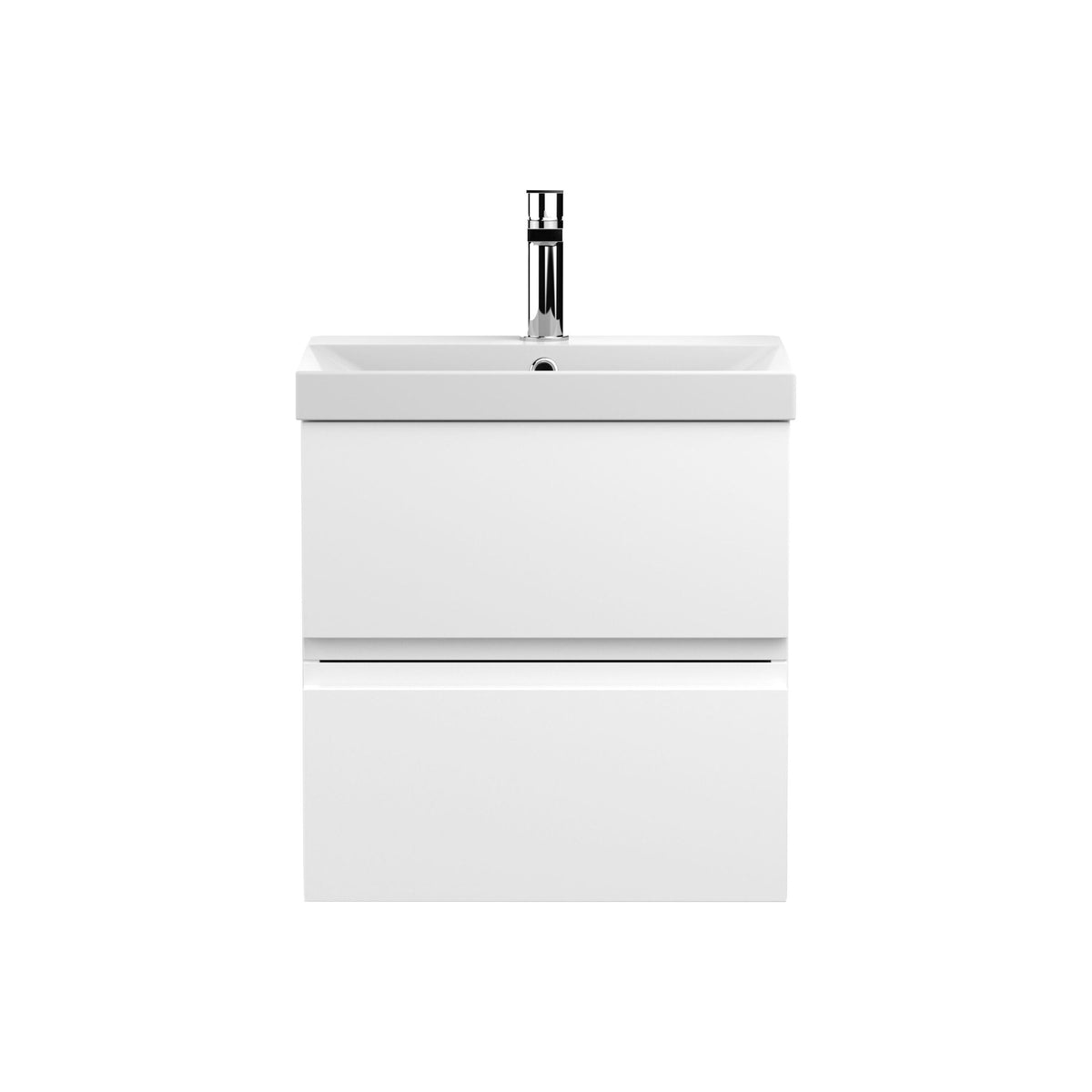 Hudson Reed Urban 500mm 2 Drawer Wall Hung Vanity Unit With Thin Edge Basin