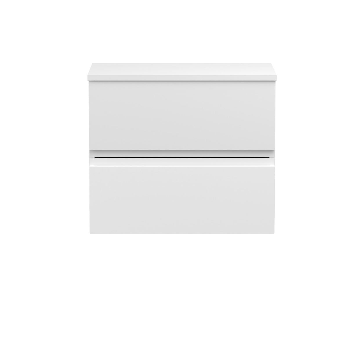 Hudson Reed Urban 600mm 2 Drawer Wall Hung Vanity Unit With Co-ordinating Worktop