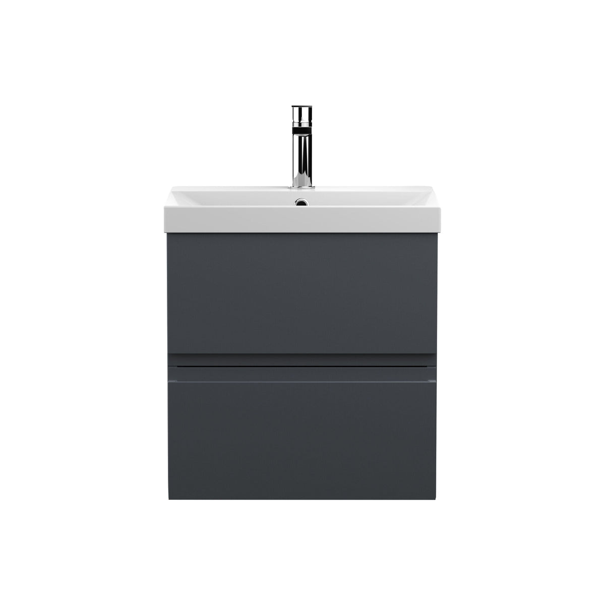 Hudson Reed Urban 500mm 2 Drawer Wall Hung Vanity Unit With Thin Edge Basin