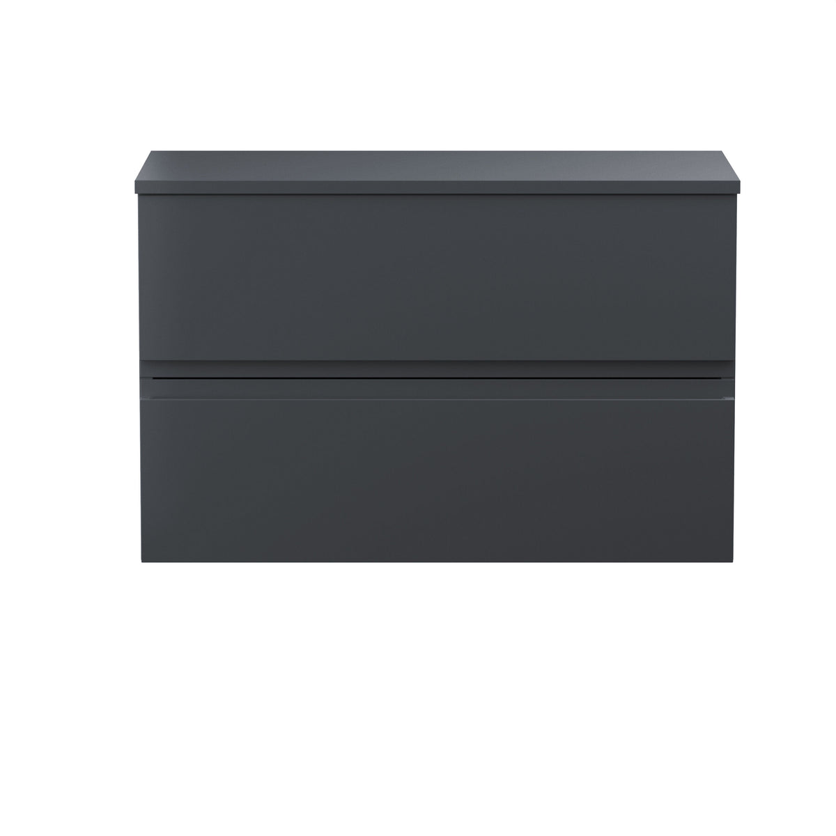 Hudson Reed Urban 800mm 2 Drawer Wall Hung Vanity Unit With Co-ordinating Worktop