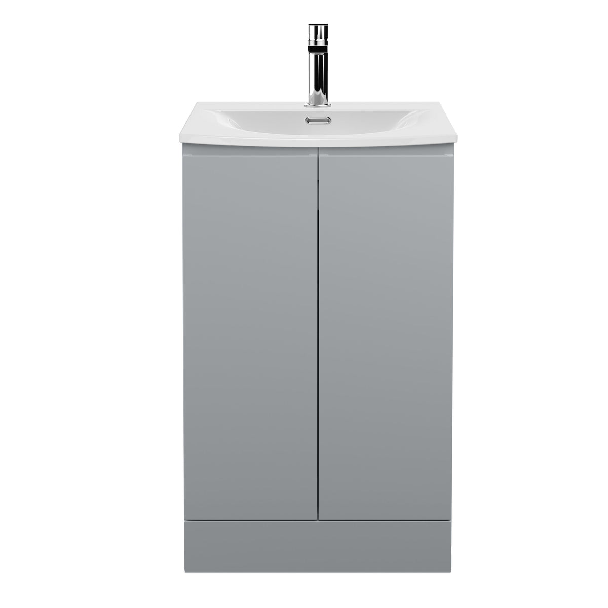 Hudson Reed Urban 500mm 2 Door Floor Standing Vanity Unit With U-Shaped Curved Basin