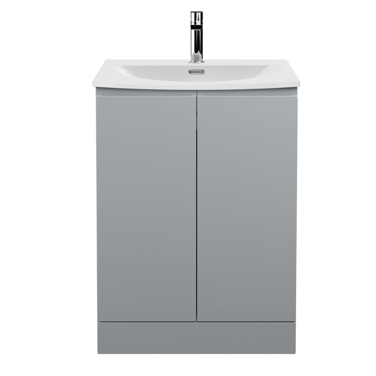 Hudson Reed Urban 600mm 2 Door Floor Standing Vanity Unit With U-Shaped Curved Basin