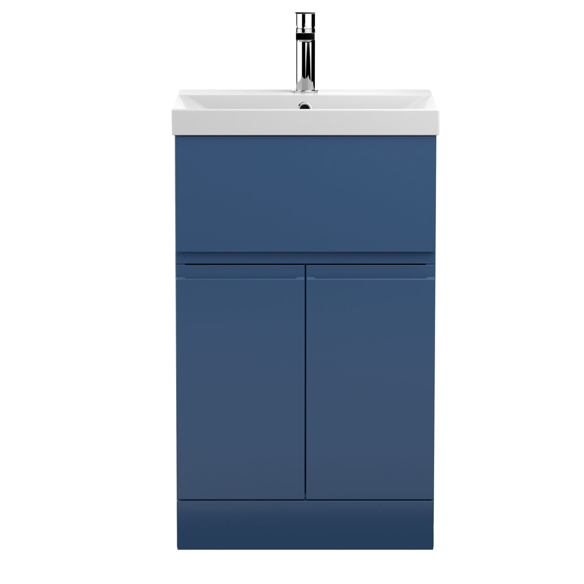 Hudson Reed Urban 500mm 2 Door 1 Drawer Floor Standing Vanity Unit With Thin Edge Basin