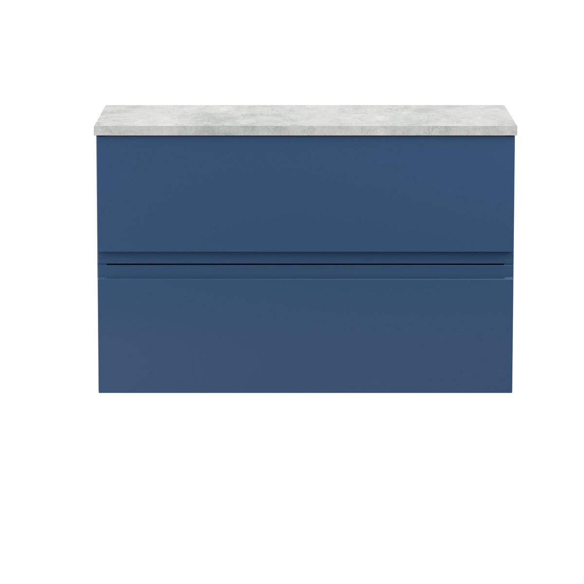 Hudson Reed Urban 800mm 2 Drawer Wall Hung Vanity Unit With Bellato Grey Worktop