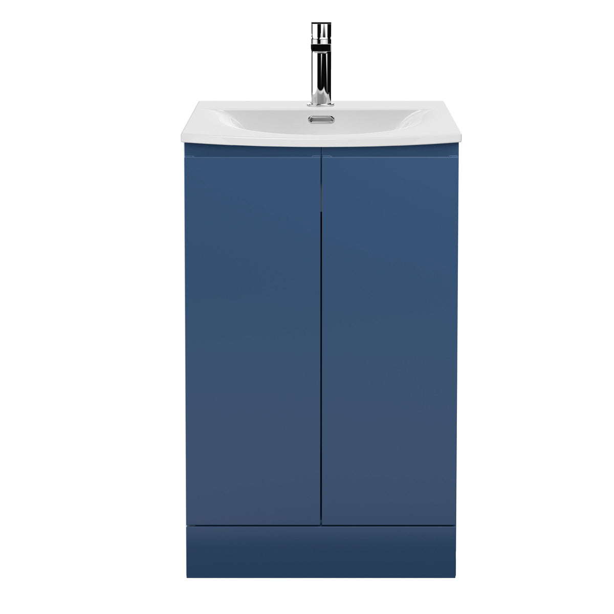 Hudson Reed Urban 500mm 2 Door Floor Standing Vanity Unit With U-Shaped Curved Basin