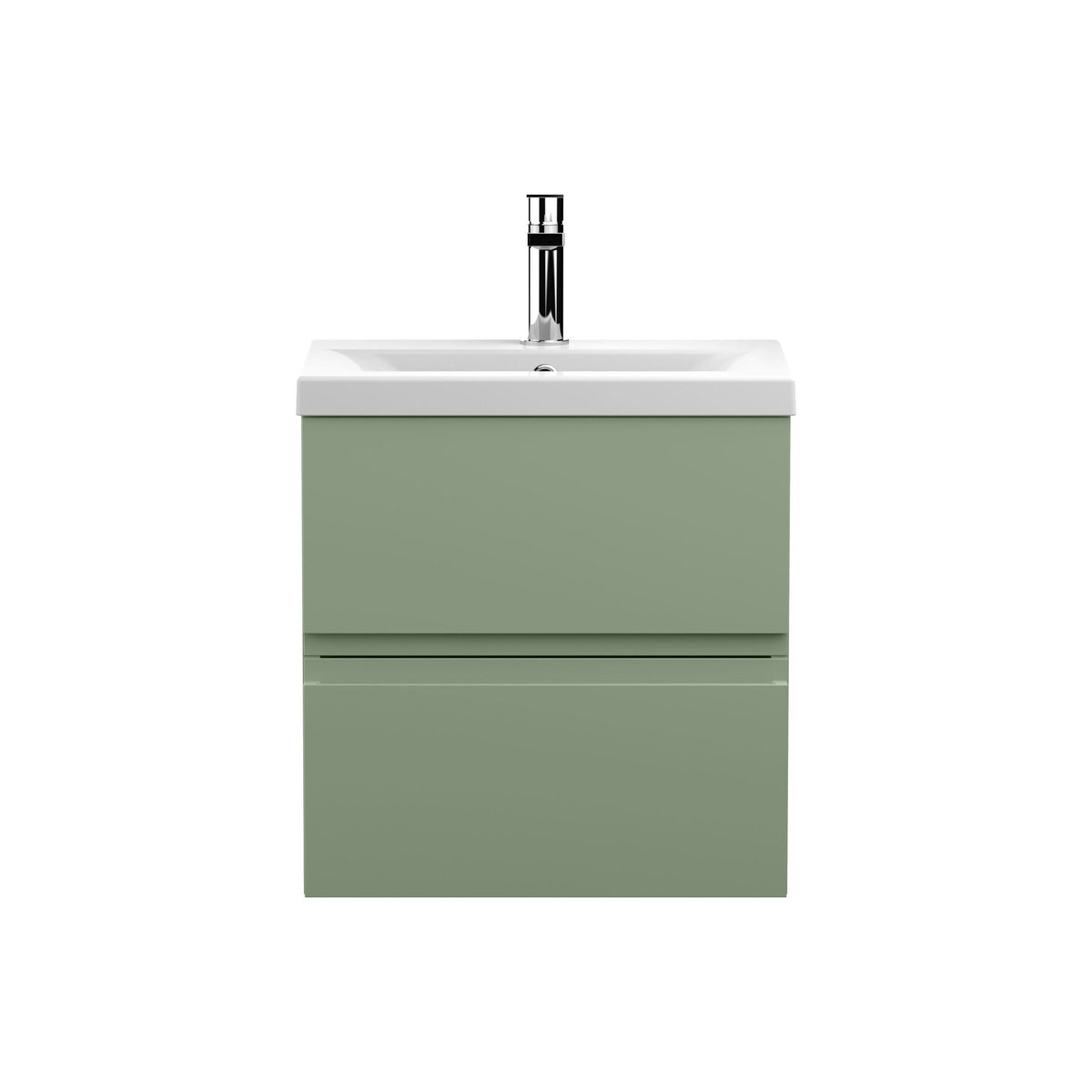 Hudson Reed Urban 500mm 2 Drawer Wall Hung Vanity Unit With Mid-Edge Basin