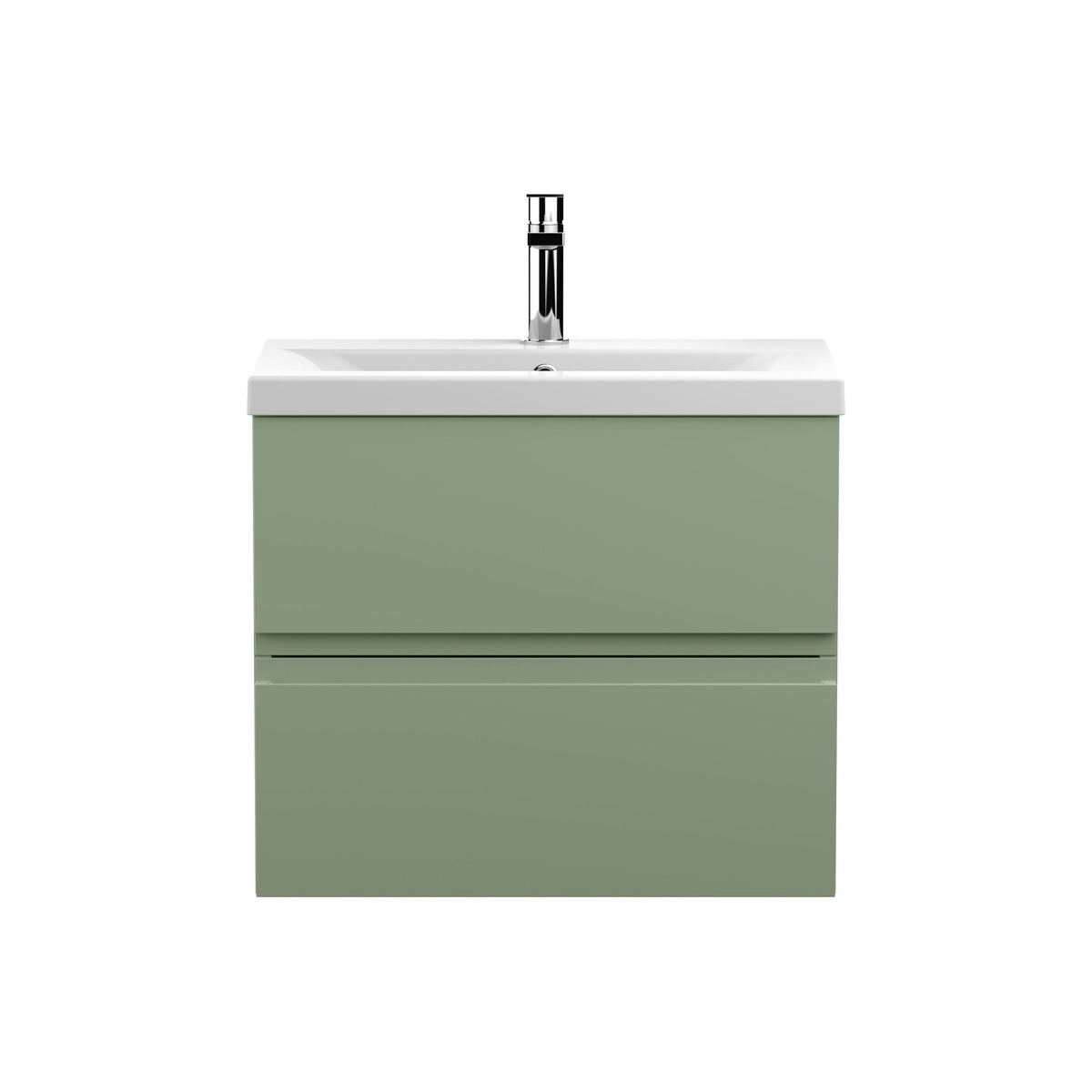 Hudson Reed Urban 600mm 2 Drawer Wall Hung Vanity Unit With Mid-Edge Basin