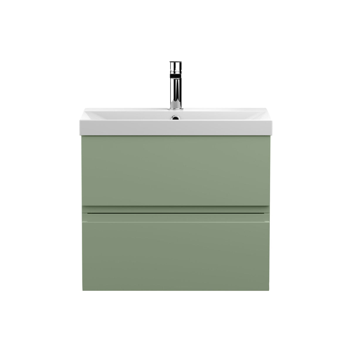 Hudson Reed Urban 600mm 2 Drawer Wall Hung Vanity Unit With Thin Edge Basin