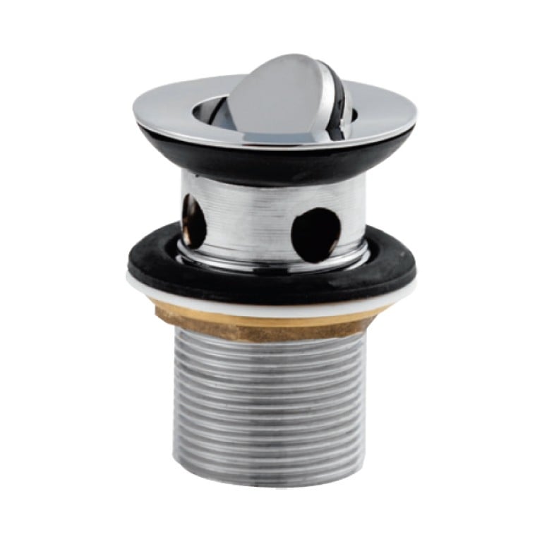 Swivel Top  Basin Waste CP (slotted) - WAS005