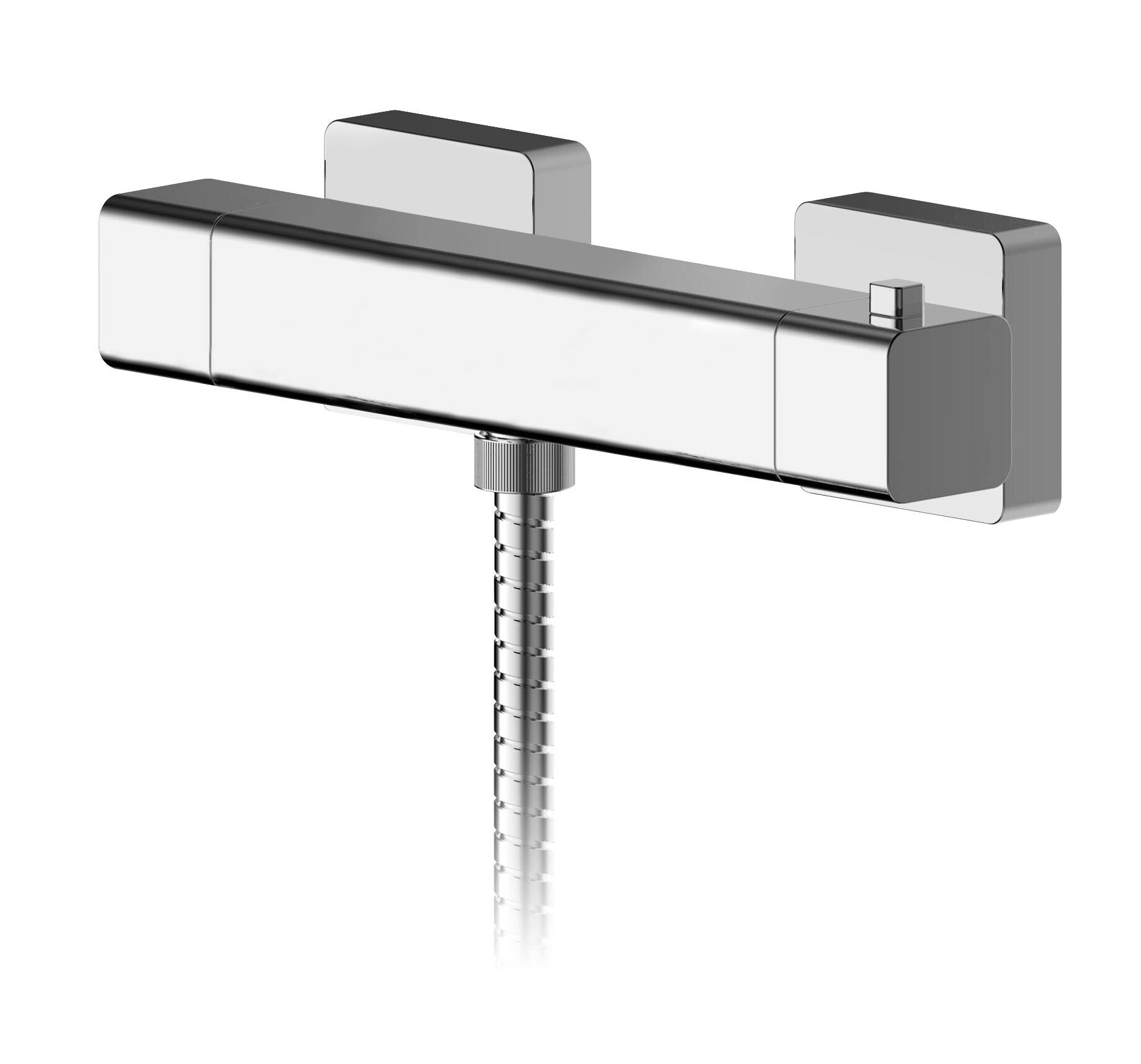 nuie Sanford Chrome Thermostatic Bar Shower Valve