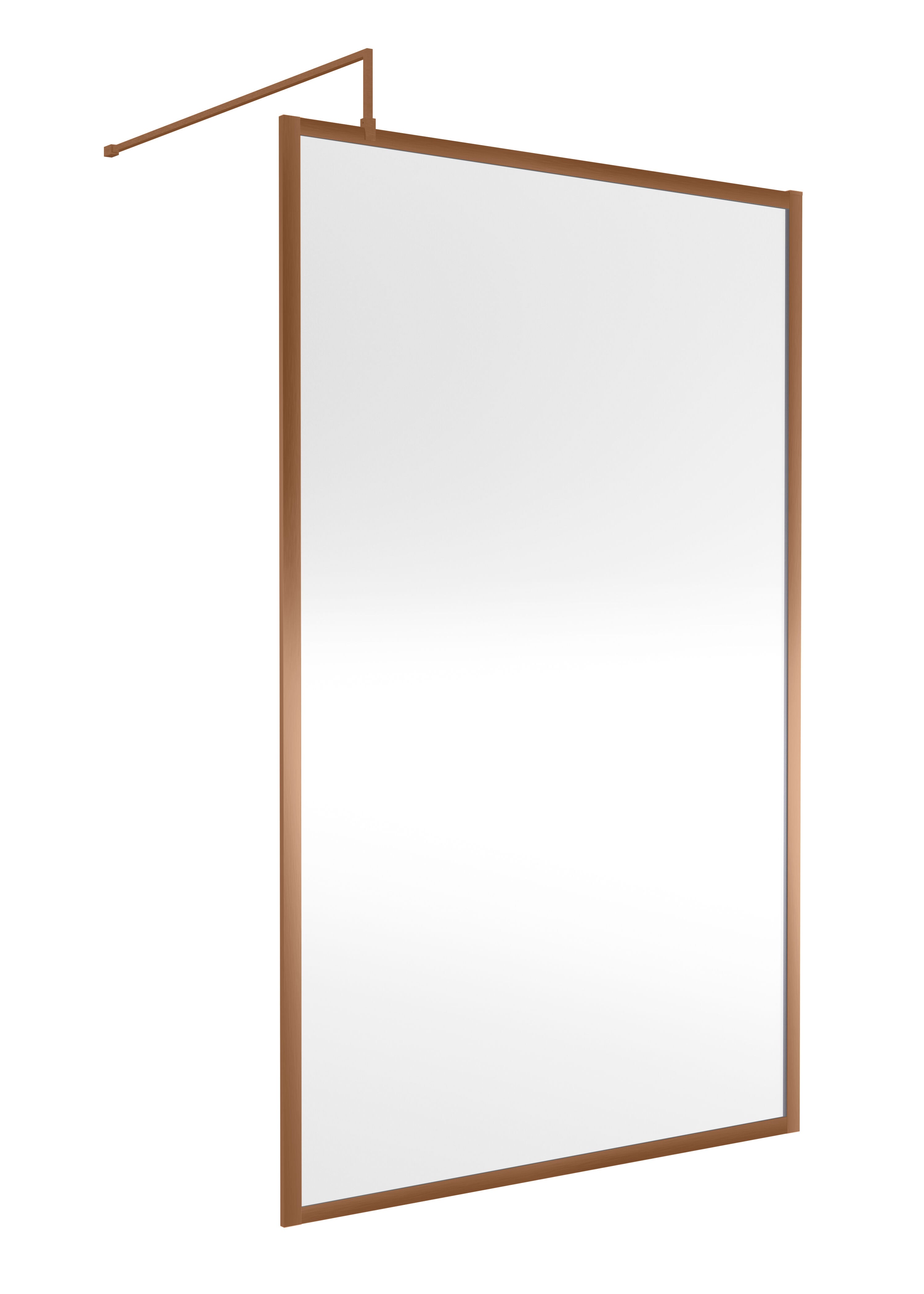 nuie 1200mm Brushed Bronze Wetroom Panel