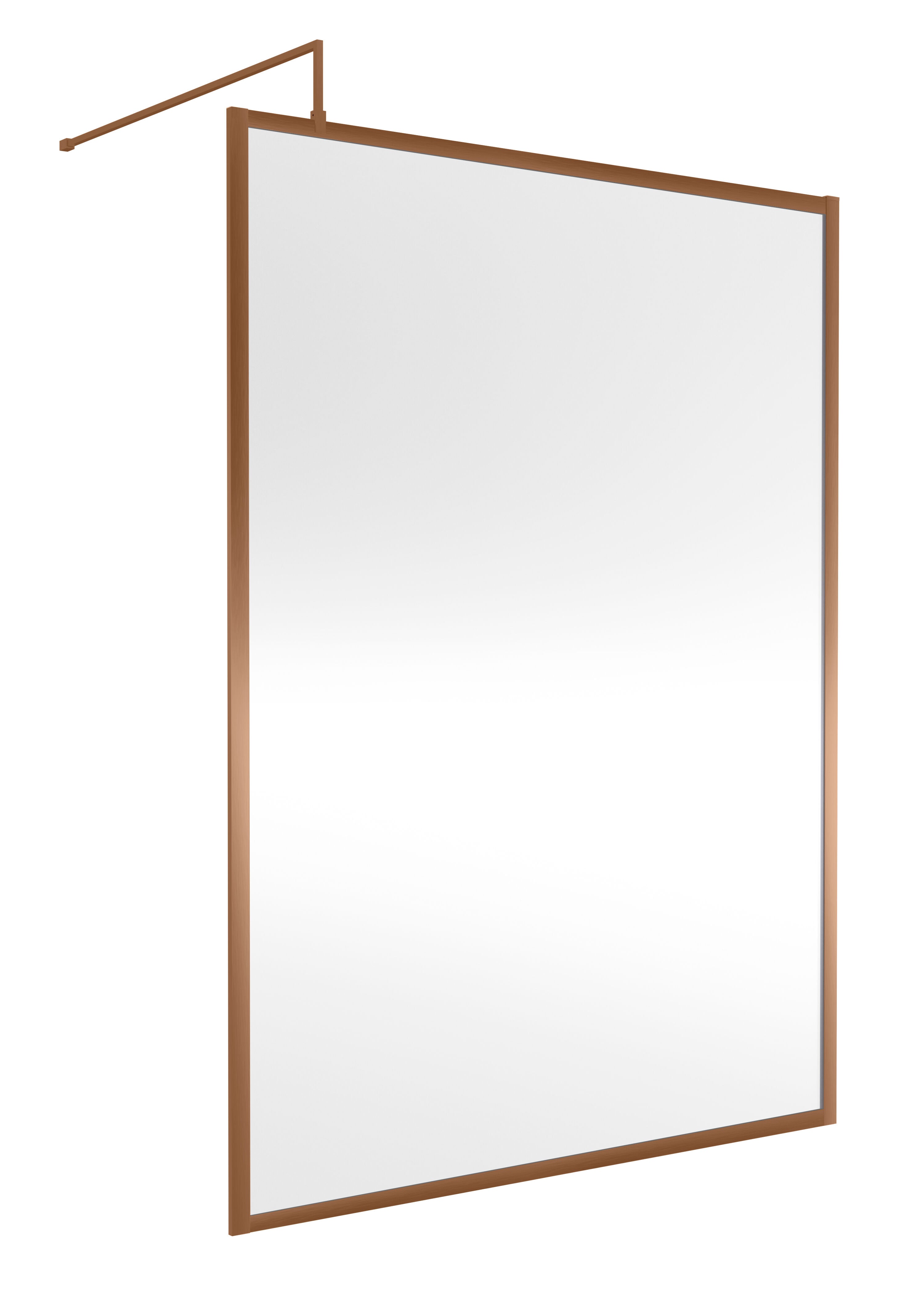 nuie 1400mm Brushed Bronze Wetroom Panel