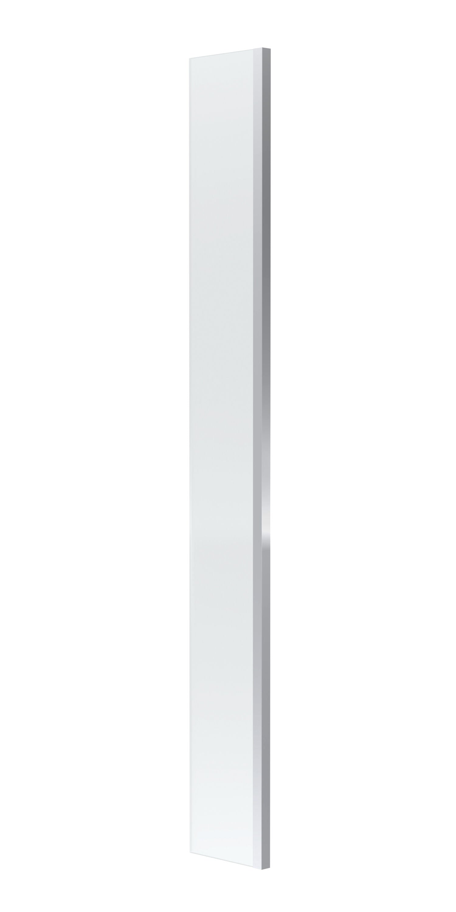 nuie 250mm Chrome Fixed Return Wetroom Screen