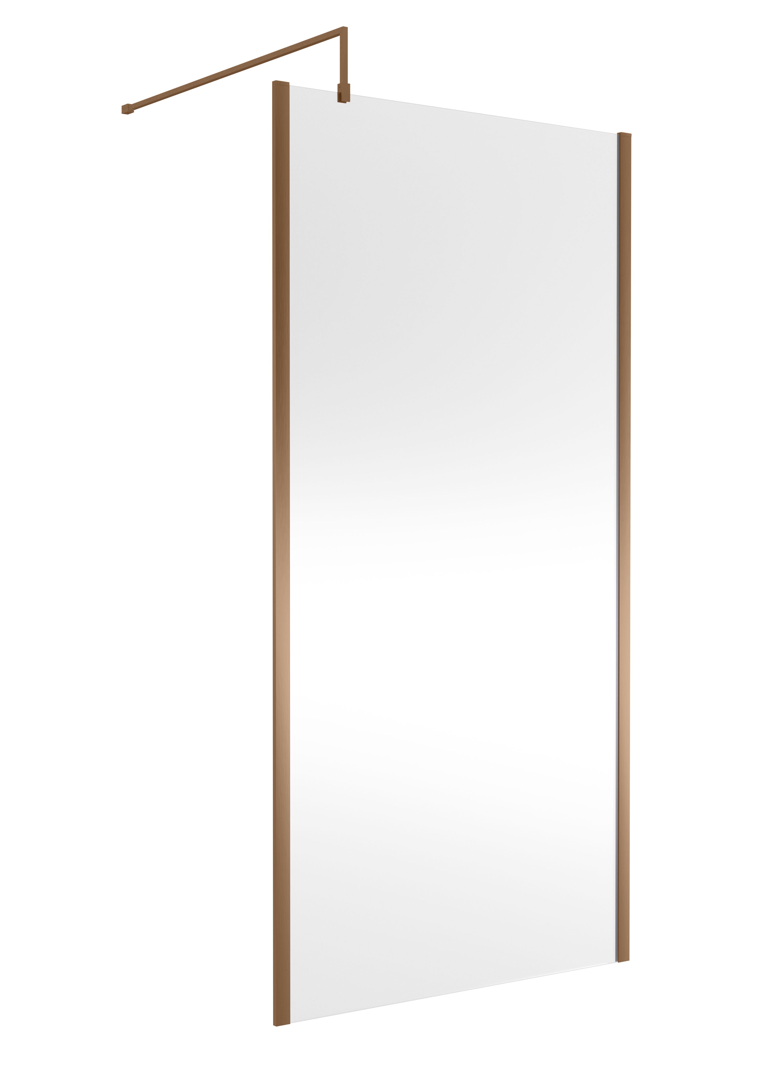 nuie 1000mm Brushed Bronze Wetroom Panel