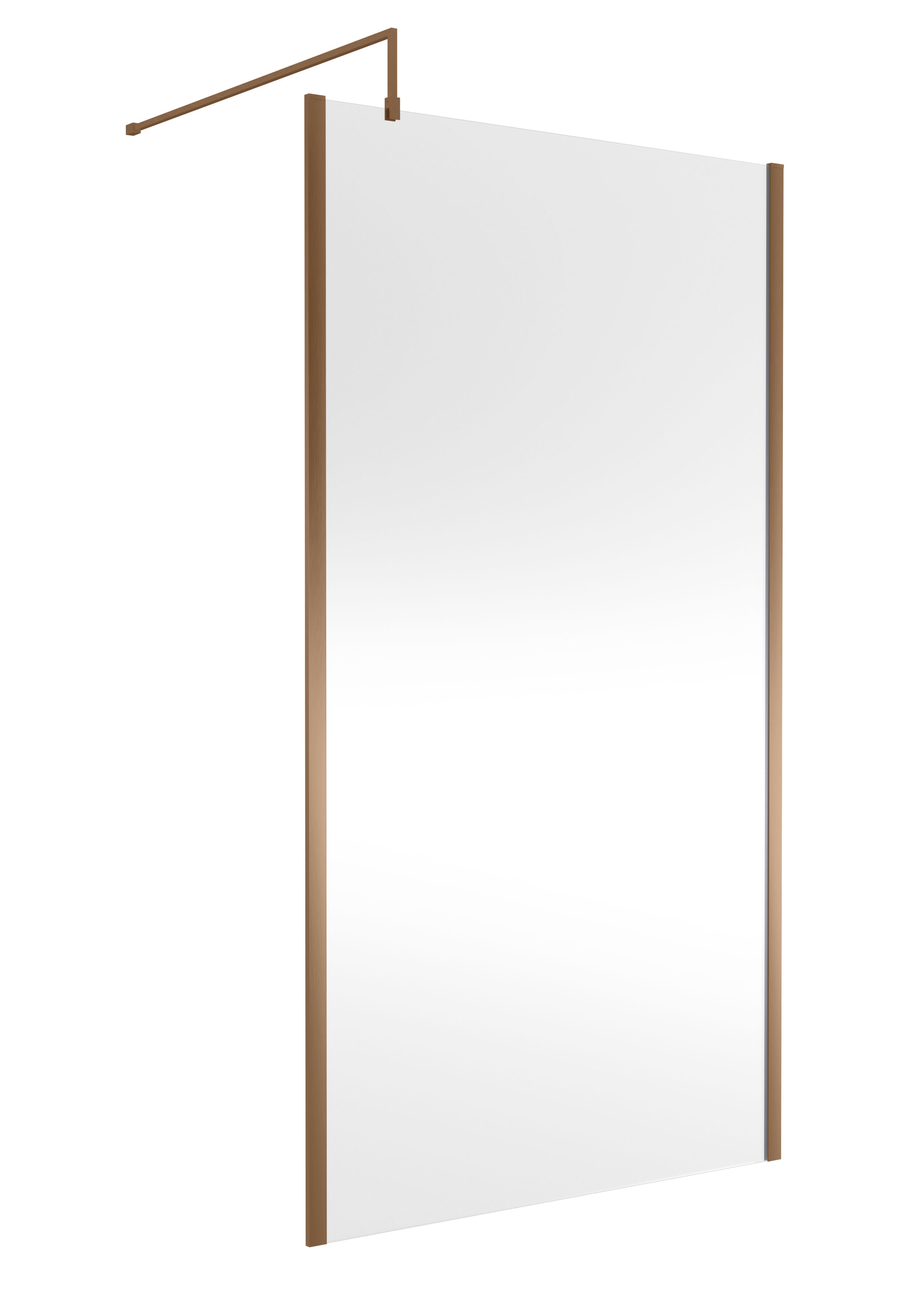 nuie 1100mm Brushed Bronze Wetroom Panel