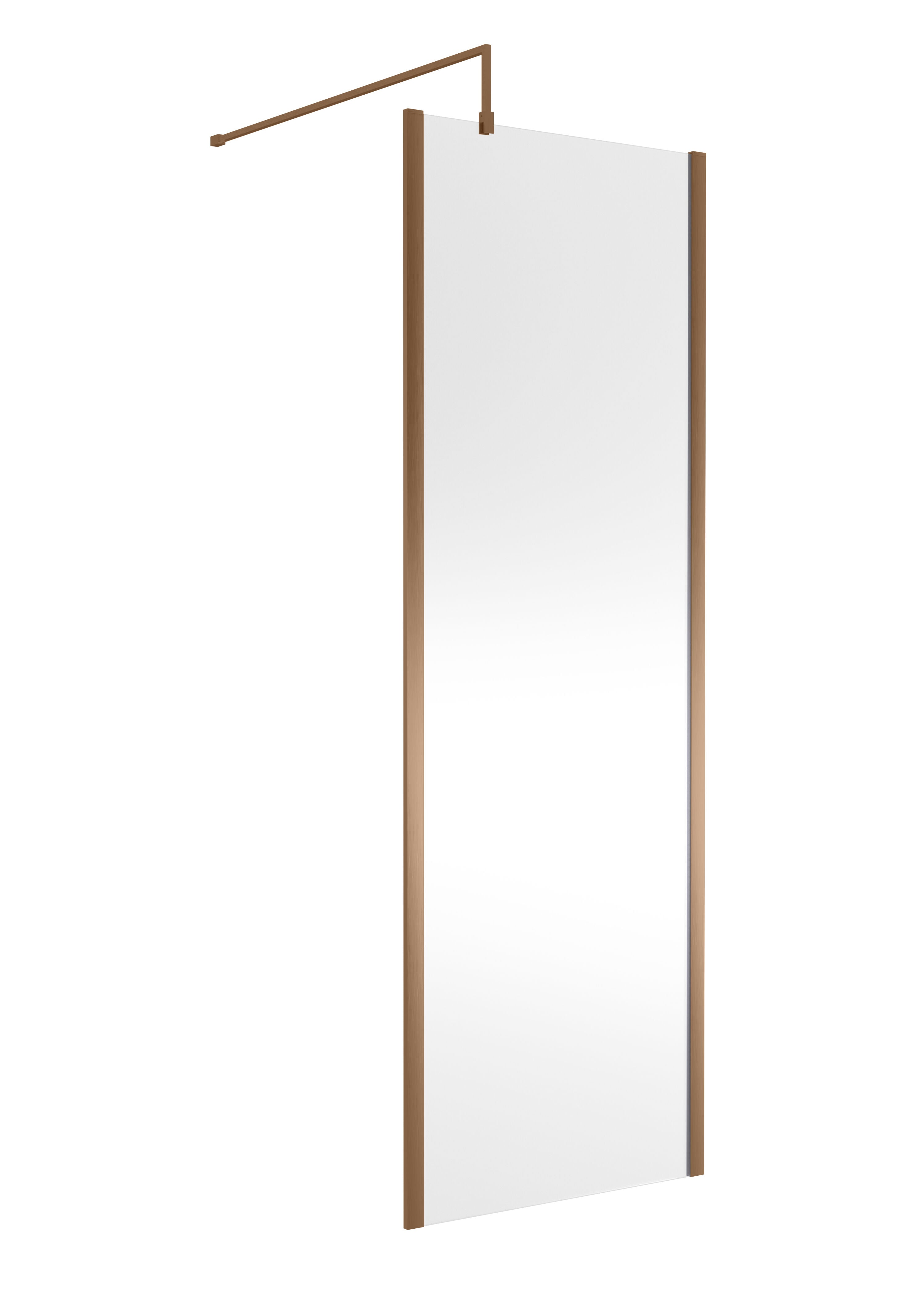 nuie 700mm Brushed Bronze Wetroom Panel