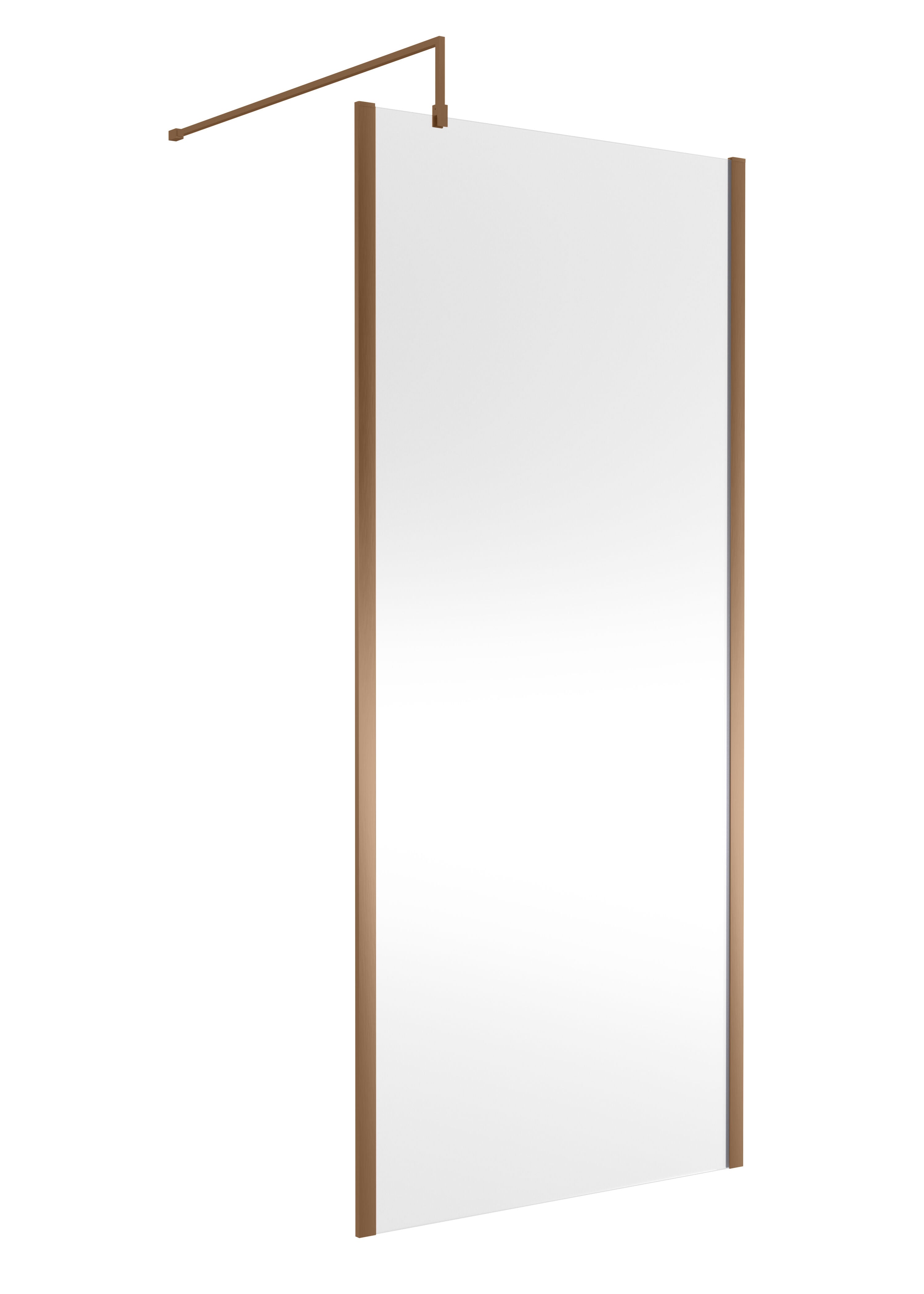 nuie 900mm Brushed Bronze Wetroom Panel