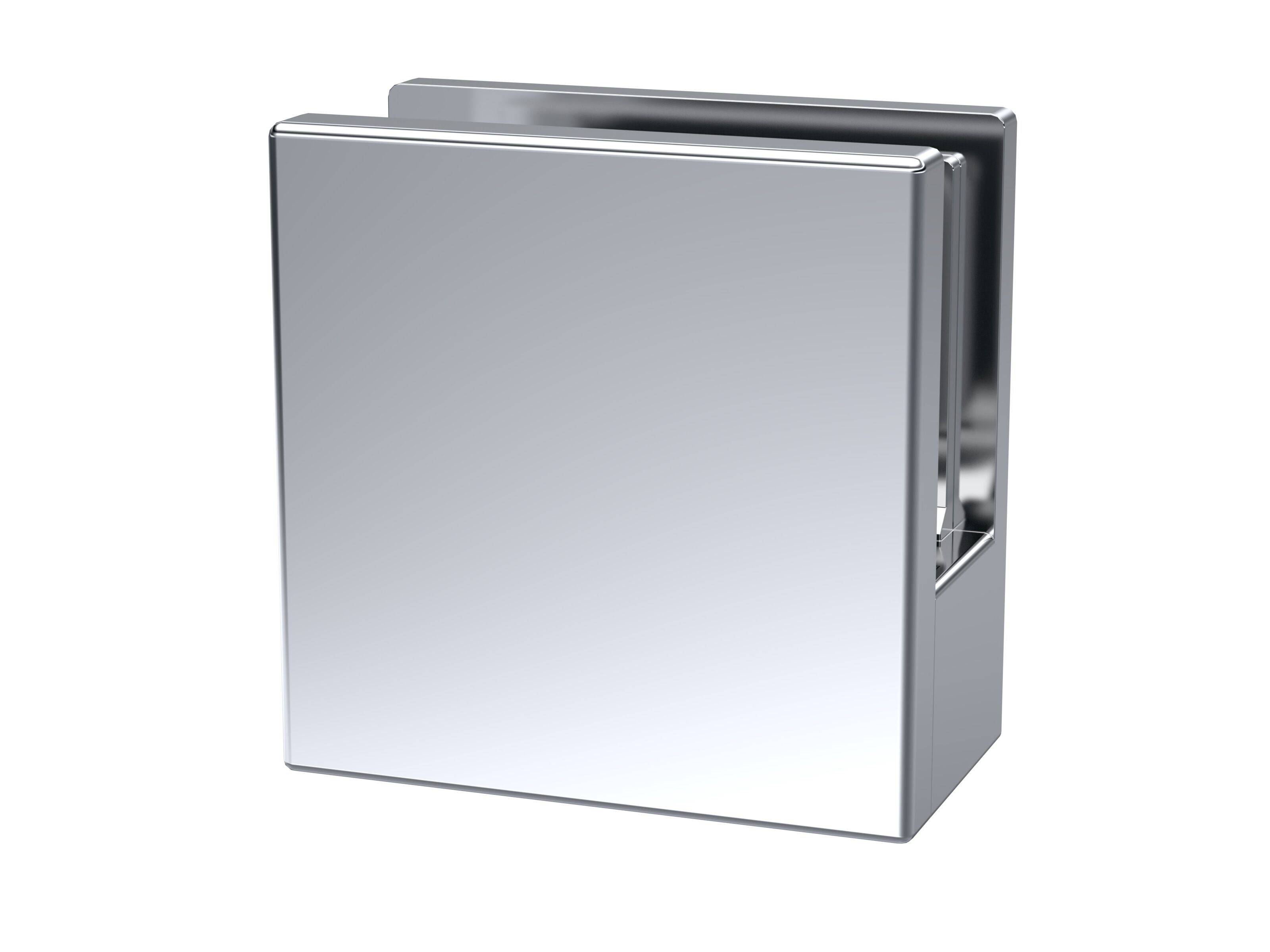 Chrome Wetroom Screen Support Foot