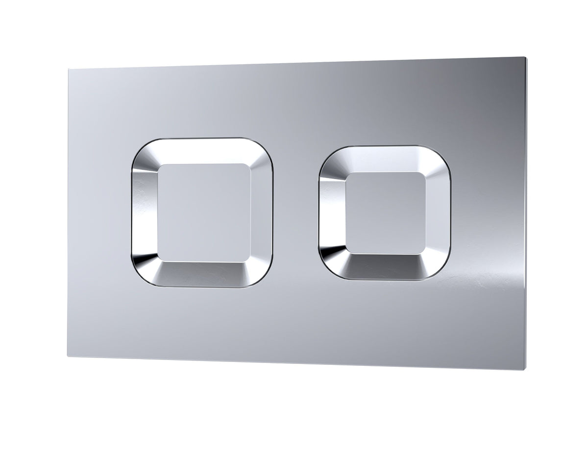 Hudson Reed Square Dual Flush Push Button