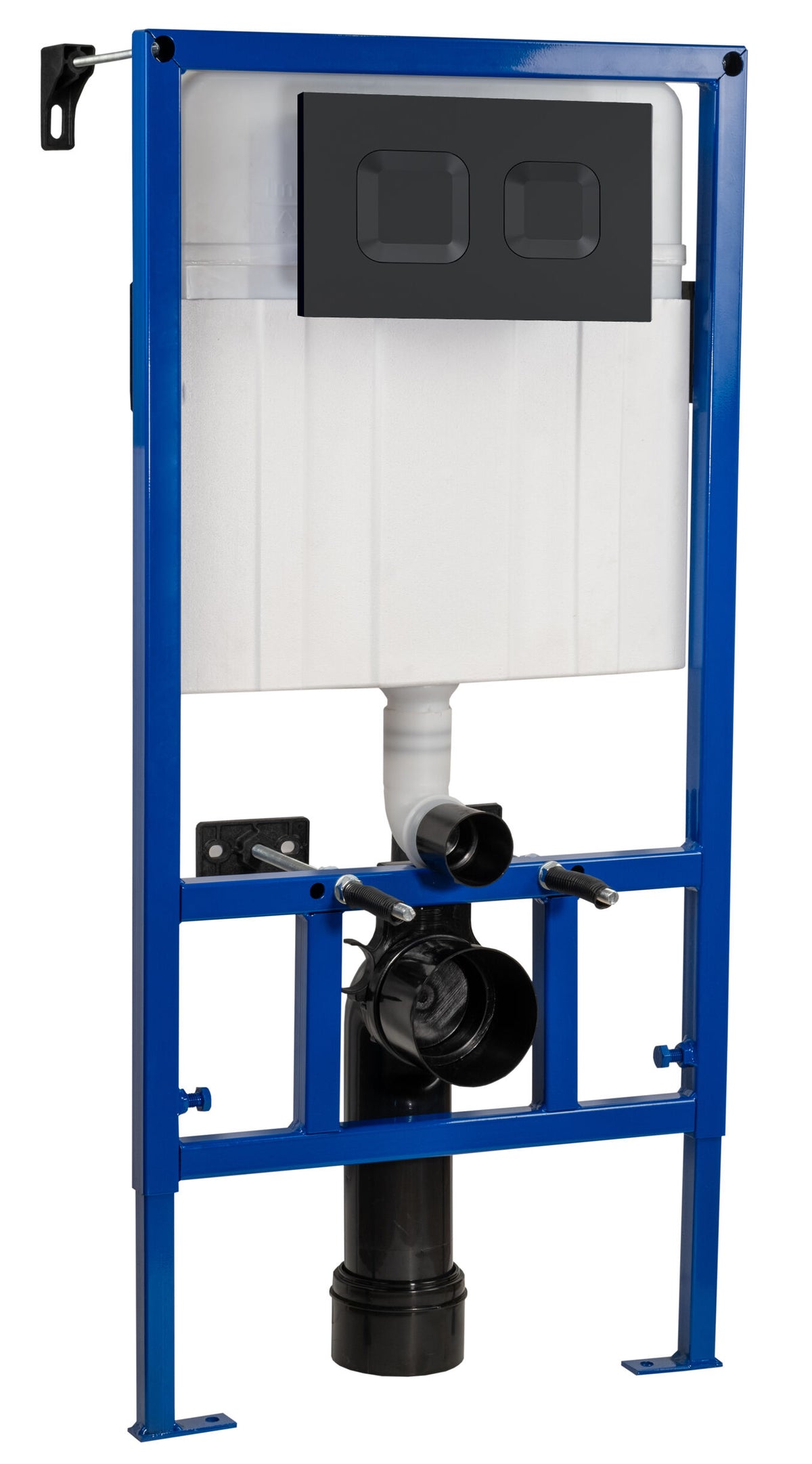 Hudson Reed Mid-Height Dual Flush Concealed Cistern Frame With Square Dual Flush Button
